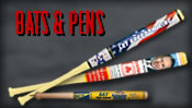 Full Color Bats, Pens, Drumsticks
